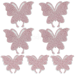 10Pcs 2 Styles Glass Rhinestone Car Stickers&nbsp;STIC-GF0001-42C