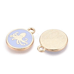 Alloy Enamel Pendants&nbsp;ENAM-Q002-05G-02