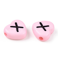 Horizontal Hole Opaque Acrylic Beads&nbsp;X-SACR-Q126-04D