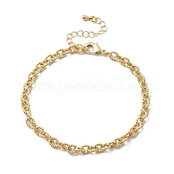 Brass Link Cable Chain Bracelet for Women&nbsp;BJEW-A065-06G