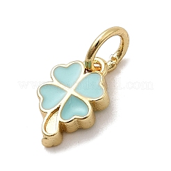 Brass Enamel Pendants&nbsp;KK-P338-25G-01