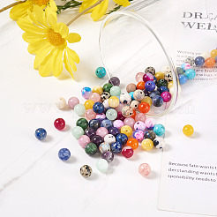 100Pcs 20 Style Natural Mixed Gemstone Beads&nbsp;G-KS0001-07