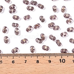 Baking Paint Transparent Glass Seed Beads&nbsp;SEED-N006-05M