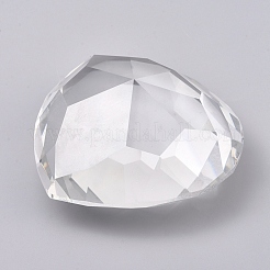 Heart Shaped K9 Glass Crystal Paperweight&nbsp;GLAA-WH0015-58