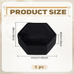 1Pc Polyester Velveteen Ring Storage Boxes&nbsp;CON-LP0001-90