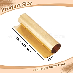 1M Brass Sheet Rolls&nbsp;KK-WH0044-180A