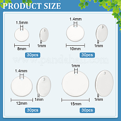 120Pcs 4 Styles 304 Stainless Steel Charms&nbsp;STAS-BC0003-64
