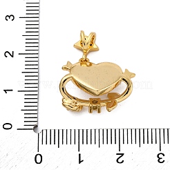 Brass Resin Pendants&nbsp;KK-V009-04G