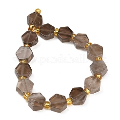 Natural Smoky Quartz Beads Strands&nbsp;G-F833-B07-01