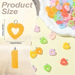 Resin Imitation Candy Pendants&nbsp;FIND-YW0007-37A