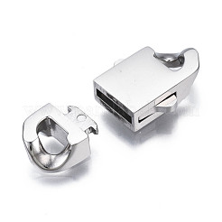 Non-Tarnish 304 Stainless Steel Box Clasps&nbsp;STAS-S080-03A-P