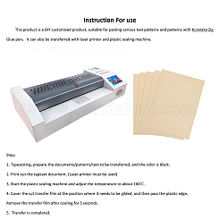 Stamping Hot Foil Paper&nbsp;DIY-WH0320-32A