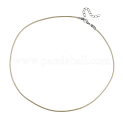 Waxed Cotton Cord Necklace Making&nbsp;MAK-S034-024