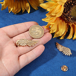 1 Pair Wing Alloy Brooches&nbsp;JEWB-CA0001-81