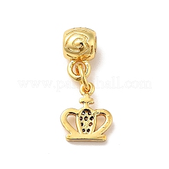 Rack Plating Brass Micro Pave Clear Cubic Zirconia Pendants&nbsp;ZIRC-H125-12