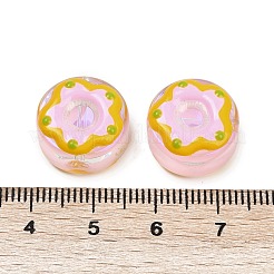 UV Plating Transparent Glass Beads&nbsp;LAMP-R004-03F