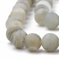 Natural Green Line Jasper Beads Strands&nbsp;G-T106-230
