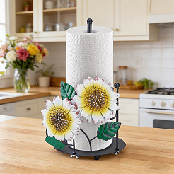 Iron Desktop Tissue Storage Holder&nbsp;AJEW-WH0709-274