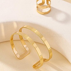 Alloy Double Layer Cuff Bangles & Cuff Rings Sets&nbsp;FS-WG482F2-01
