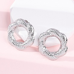 304 Stainless Steel Stud Earrings for Women&nbsp;LS-EJEW-K306-05P