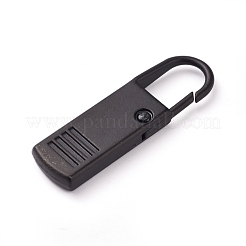 Zinc Alloy Replacement Zipper Pull Tabs&nbsp;PALLOY-WH0068-39B
