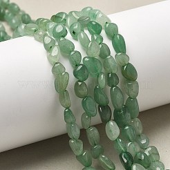 Natural Green Aventurine Nuggets Beads Strands&nbsp;G-L154-10-01