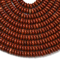 Natural Red Jasper Beads Strands&nbsp;G-L635-A39-4x2mm
