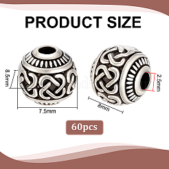 Tibetan Style Alloy Beads&nbsp;FIND-PH0060-12B