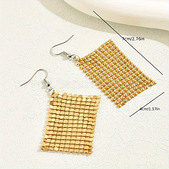 Fashionable Geometric Alloy Rectangle Dangle Earrings&nbsp;HF4602