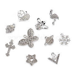 Alloy Rhinestone Pendants&nbsp;RB-TA0001-04
