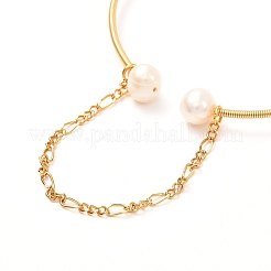 Natural Pearl Bead Bangle for Girl Women&nbsp;BJEW-JB06829