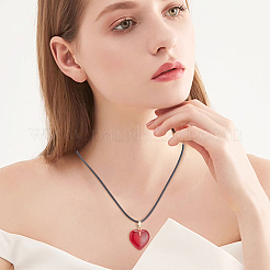 Valentine's Day DIY Pendant Necklaces Making Kits&nbsp;DIY-BBC0002-15A