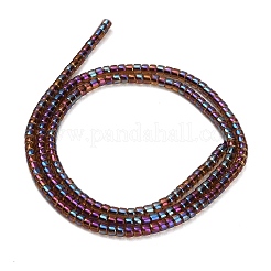Electroplate Glass Beads Strands&nbsp;GL-CBAA615-01H