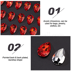1 Bag Taiwan Acrylic Rhinestone Cabochons&nbsp;KY-OC0001-21