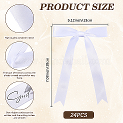 24Pcs Polyester Bowknots&nbsp;AJEW-CP0010-36