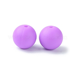 Round Food Grade Eco-Friendly Silicone Focal Beads&nbsp;SIL-F003-01D