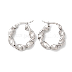 304 Stainless Steel Hoop Earrings&nbsp;EJEW-L313-03P
