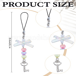 1Pc Resin Bead Mobile Straps&nbsp;HJEW-LP0001-67