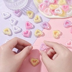 50PCS Transparent Acrylic Beads&nbsp;OACR-CJ0001-48