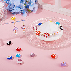 10Pcs Handmade Lampwork Beads&nbsp;LAMP-TADJ0001-09