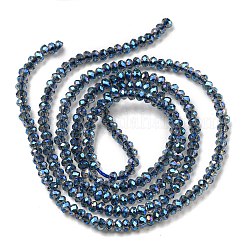Electroplate Glass Beads Strands&nbsp;EGLA-F149-FR-07