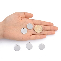 Tarnish Resistant 201 Stainless Steel Pendants&nbsp;STAS-S105-T637-1-20