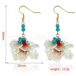Handmade Iron Acrylic Dangle Earrings for Women&nbsp;GE3753-4