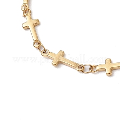 304 Stainless Steel Link Chains Bracelets for Women&nbsp;BJEW-JB11315-01