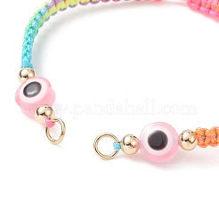 Adjustable Braided Nylon Thread Link Bracelet Making&nbsp;AJEW-JB01159