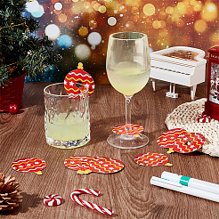Paper Wine Glass Charms&nbsp;FIND-WH0436-28A