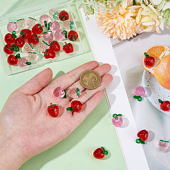 36Pcs 4 Styles Transparent Acrylic Pendants&nbsp;OACR-ME0001-27