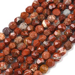 Natural Red Jasper Beads Strands&nbsp;LS-G-F826-D02-01