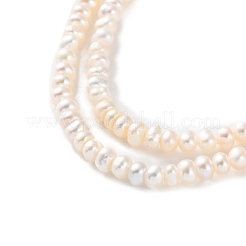 Natural Cultured Freshwater Pearl Beads Strands&nbsp;PEAR-I007-02F-01