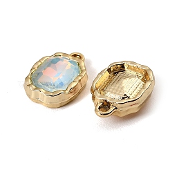 UV Plating Alloy Glass Pendants&nbsp;FIND-K032-33G